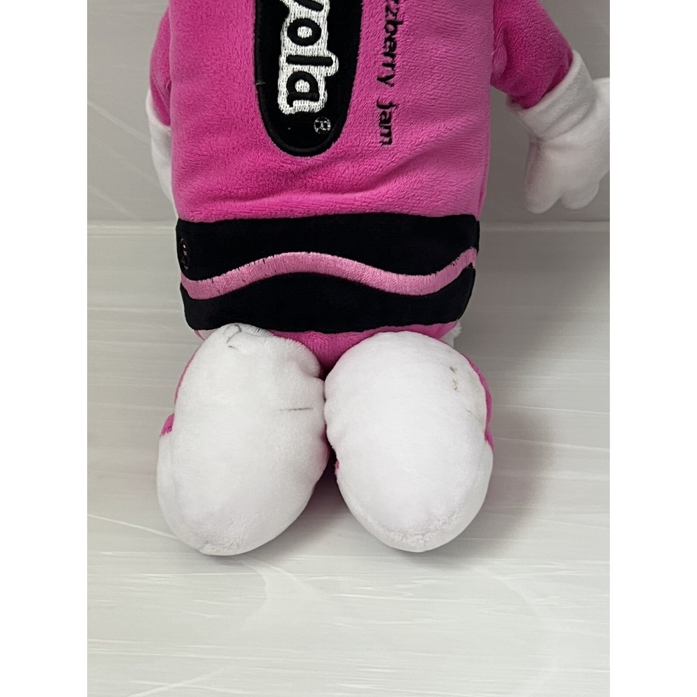 2017 Crayola Experience Jazzberry Jam Plush Pink Crayon 18" Toy - Picture 7 of 8